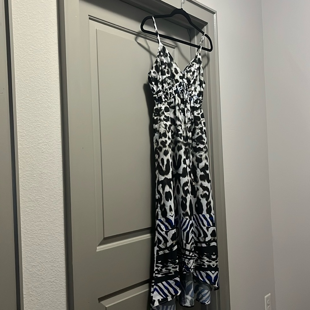 Jennifer Lopez Print Maxi Dress